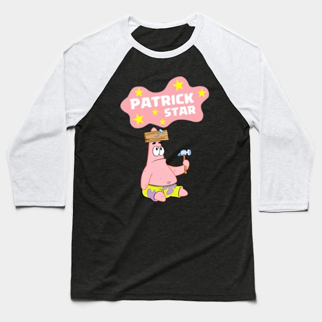 patrick star Baseball T-Shirt by enigma e.o